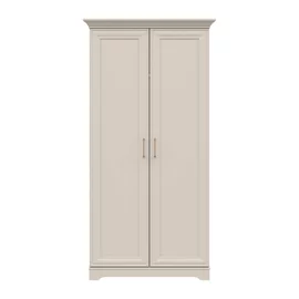 Dulap cu 2 Usi Flandra, 99.5x67.5x197 h cm, Pal Melaminat/MDF Casmir/Stejar Mauvella