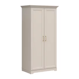 Dulap cu 2 Usi Flandra, 99.5x67.5x197 h cm, Pal Melaminat/MDF Casmir/Stejar Mauvella