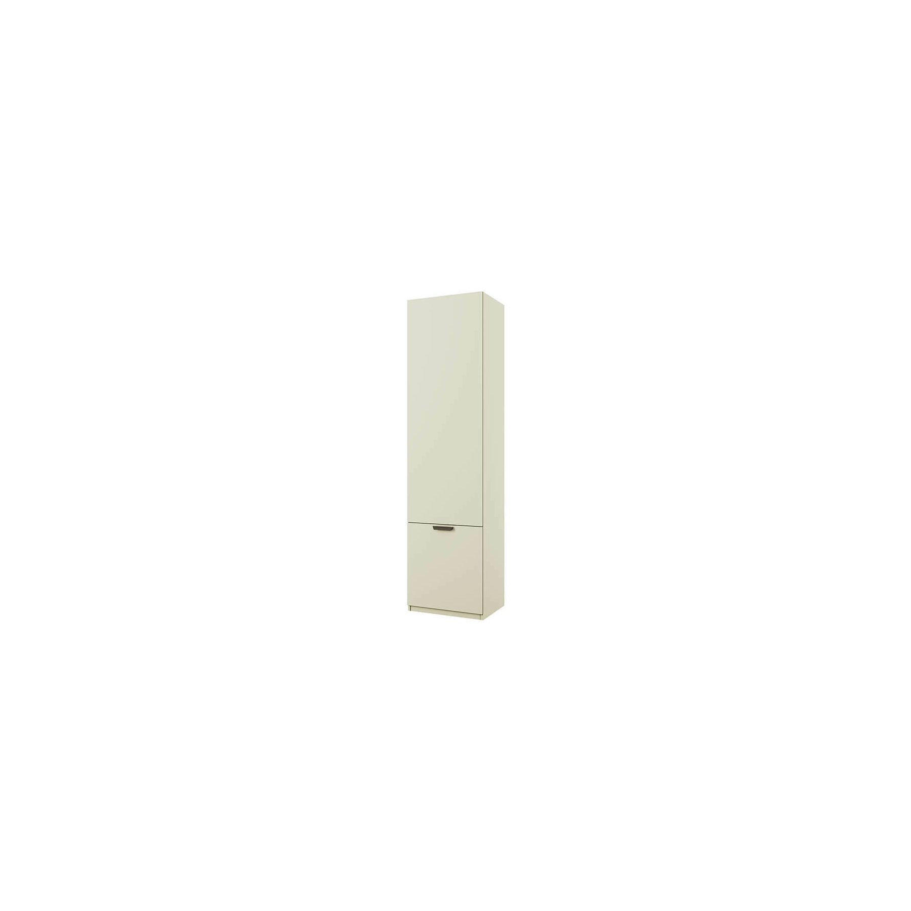 Dulap modern 2d/52, 52x40x200 cm, ecru/stejar navarra