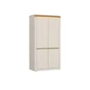 Dulap Naxxar NAXS01 2 Usi, 104.2x59.6x204.5 h cm, Pal Melaminat/PVC, Stejar Piatra/Casmir picture - 1