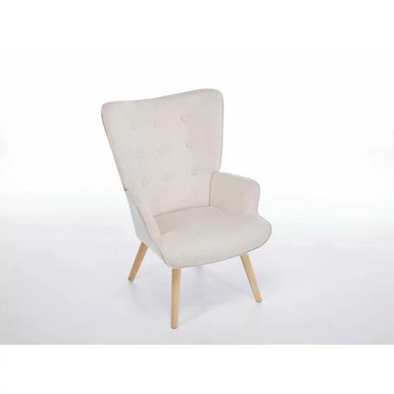 Fotoliu Angel, 69x75x96 cm, Stofa, Beige picture - 4