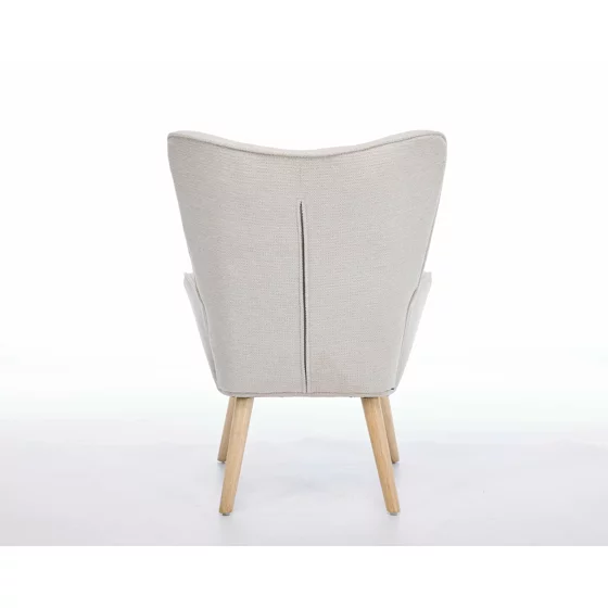 Fotoliu Angel, 69x75x96 cm, Stofa, Beige picture - 6