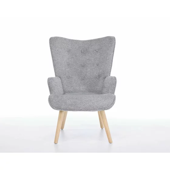 Fotoliu Angel, 69x75x96 cm, Stofa, Gri picture - 4