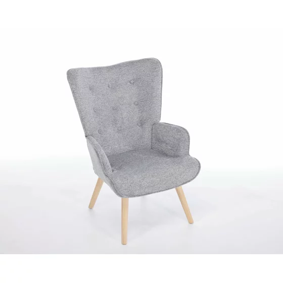 Fotoliu Angel, 69x75x96 cm, Stofa, Gri picture - 6