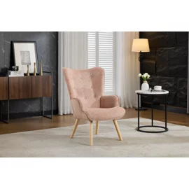 Fotoliu Angel, 69x75x96 cm, Stofa, Roz