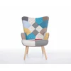 Fotoliu Angel Patchwork, 69x75x96 cm, Stofa Tip Patchwork picture - 3