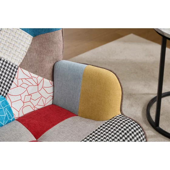 Fotoliu Angel Patchwork, 69x75x96 cm, Stofa Tip Patchwork picture - 19