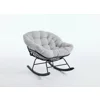 Fotoliu Balansoar Lilia, 90x102x89 h cm, Stofa Gri picture - 14