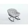 Fotoliu Balansoar Lilia, 90x102x89 h cm, Stofa Gri picture - 15