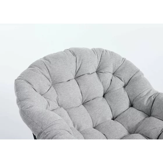 Fotoliu Balansoar Lilia, 90x102x89 h cm, Stofa Gri picture - 16