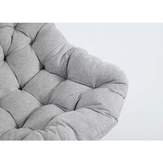 Fotoliu Balansoar Lilia, 90x102x89 h cm, Stofa Gri picture - 17