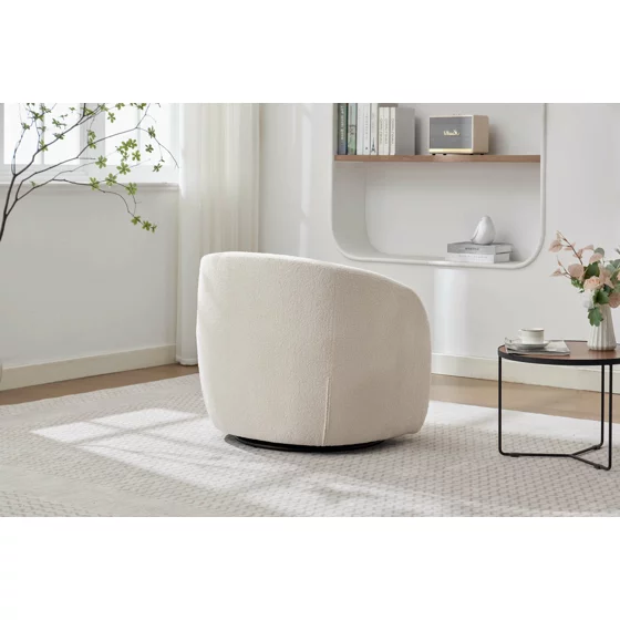 Fotoliu Chill, 72x77x69 h cm, Stofa Boucle Crem picture - 5