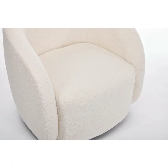 Fotoliu Chill, 72x77x69 h cm, Stofa Boucle Crem picture - 11