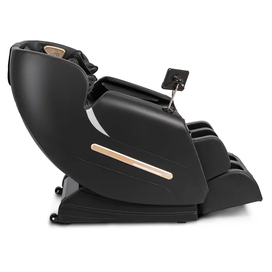 Fotoliu cu Masaj Maximus, 75x142/165x102 h cm, Piele Ecologica, Negru picture - 4