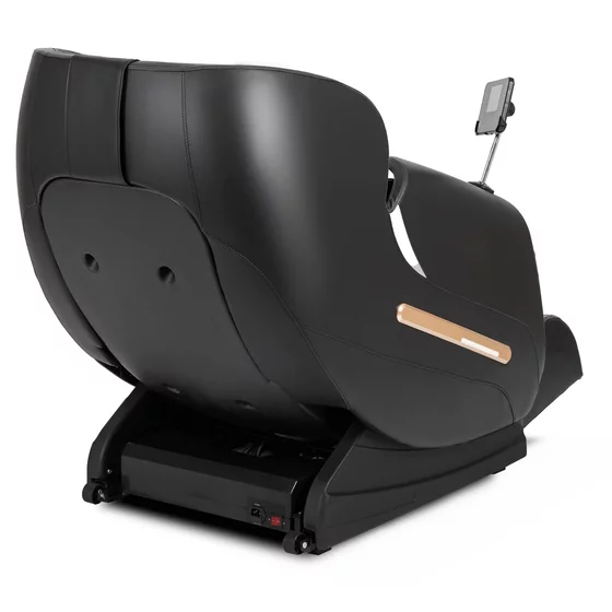 Fotoliu cu Masaj Maximus, 75x142/165x102 h cm, Piele Ecologica, Negru picture - 7