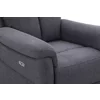 Fotoliu Cu Recliner Baxter, Actionare Electrica, 87x94x102 h cm, Stofa Gri picture - 3