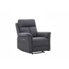 Fotoliu Cu Recliner Baxter, Actionare Electrica, 87x94x102 h cm, Stofa Gri picture - 5