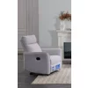 Fotoliu Cu Recliner Bolton 5651, Actionare Electrica, 85x94x105 h cm, Stofa Gri Silver picture - 1