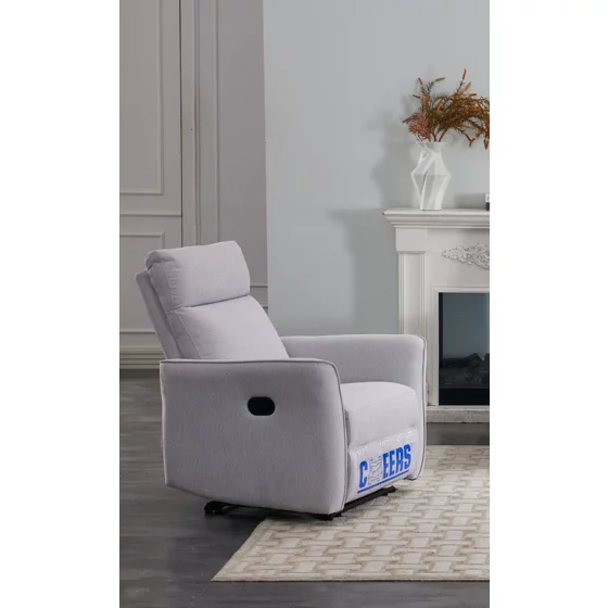 Fotoliu Cu Recliner Bolton 5651, Actionare Electrica, 85x94x105 h cm, Stofa Gri Silver picture - 1