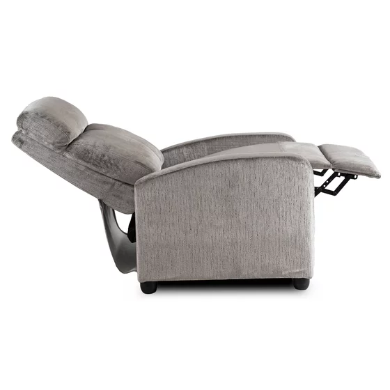 Fotoliu Cu Recliner Dharma, 68x78-155x100 cm, Catifea Gri picture - 4