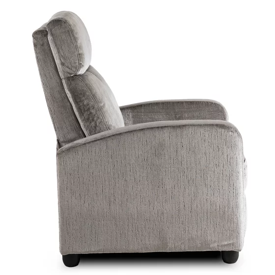 Fotoliu Cu Recliner Dharma, 68x78-155x100 cm, Catifea Gri picture - 9