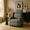 Fotoliu Cu Recliner Dharma, 68x78-155x100 cm, Stofa, Gri picture - 1