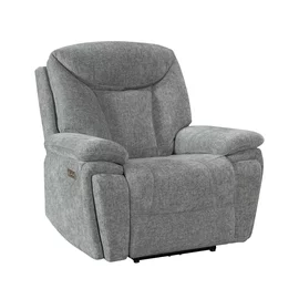 Fotoliu cu Recliner Electric SNUG, 107x96x106 cm Stofa, Gri