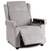 Fotoliu Cu Recliner Sakura, 73x85-136-160x105 cm, Stofa Raiata, Gri picture - 7