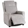 Fotoliu Cu Recliner Sakura, 73x85-136-160x105 cm, Stofa Raiata, Gri picture - 10