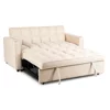 Fotoliu Dublu Extensibil Astana 2, 164x103x82 h cm, Stofa, Beige picture - 3