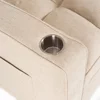 Fotoliu Dublu Extensibil Astana 2, 164x103x82 h cm, Stofa, Beige picture - 8