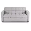 Fotoliu Dublu Extensibil Astana 2, 164x103x82 h cm, Stofa, Gri picture - 4