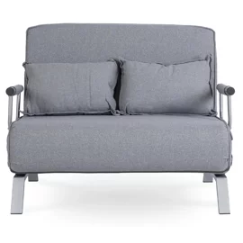 Fotoliu Dublu Extensibil Bamako 2, 105.5x72-185x83 cm, Stofa, Gri