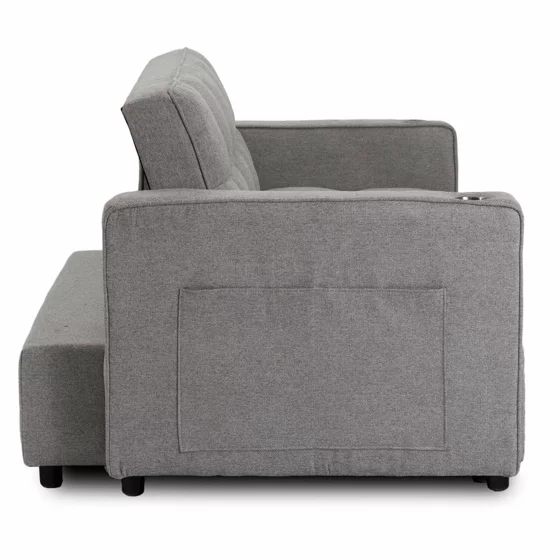Fotoliu Dublu Extensibil Astana, 141x103x84 h cm, Stofa, Gri picture - 10