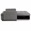 Fotoliu Dublu Extensibil Astana, 141x103x84 h cm, Stofa, Gri picture - 4