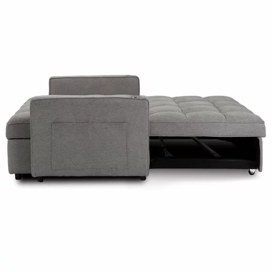 Fotoliu Dublu Extensibil Astana, 141x103x84 h cm, Stofa, Gri picture - 4