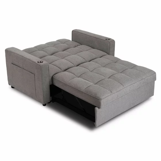 Fotoliu Dublu Extensibil Astana, 141x103x84 h cm, Stofa, Gri picture - 8