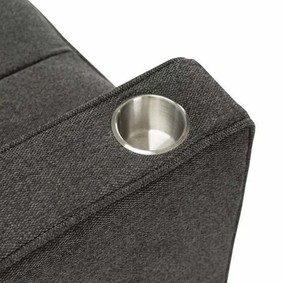 Fotoliu Dublu Extensibil Astana, 141x103x84 h cm, Stofa, Negru picture - 5