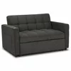 Fotoliu Dublu Extensibil Astana, 141x103x84 h cm, Stofa, Negru picture - 2