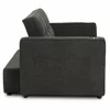 Fotoliu Dublu Extensibil Astana, 141x103x84 h cm, Stofa, Negru picture - 7