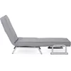 Fotoliu Extensibil Bamako, 63x72-183x83 cm, Stofa, Gri picture - 7