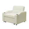 Fotoliu Extensibil Nixi, 96.5x84.5x81 h cm, Stofa, Crem,m picture - 3
