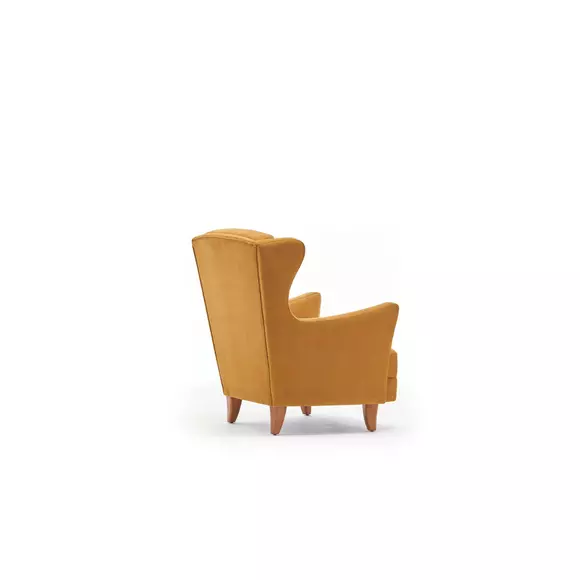 Fotoliu Lola Berjer, 77x80x98 cm - Galben Auriu picture - 7