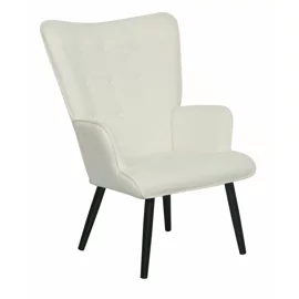 Fotoliu Minos, 67x74x97 h cm, Stofa Crem