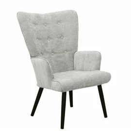 Fotoliu Minos, 67x74x97 h cm, Stofa Gri Deschis