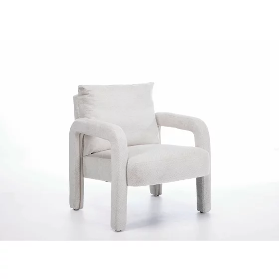 Fotoliu Sanibel, 70x70x91 h cm, Stofa Gri Deschis picture - 4