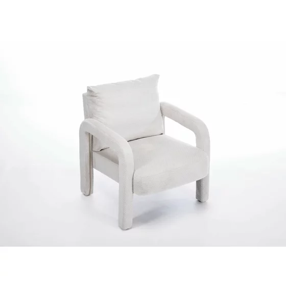 Fotoliu Sanibel, 70x70x91 h cm, Stofa Gri Deschis picture - 5