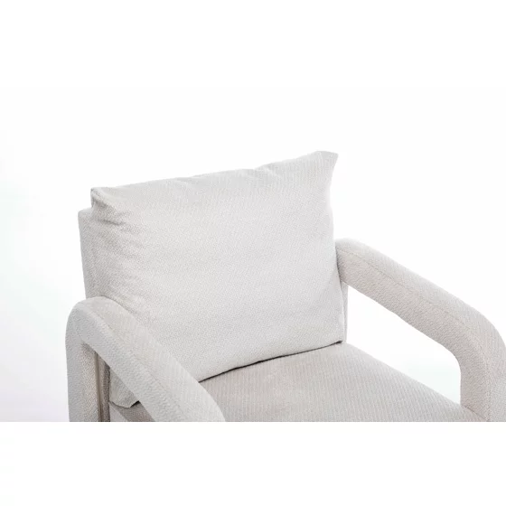 Fotoliu Sanibel, 70x70x91 h cm, Stofa Gri Deschis picture - 6