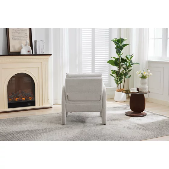 Fotoliu Sanibel, 70x70x91 h cm, Stofa Gri Deschis picture - 12