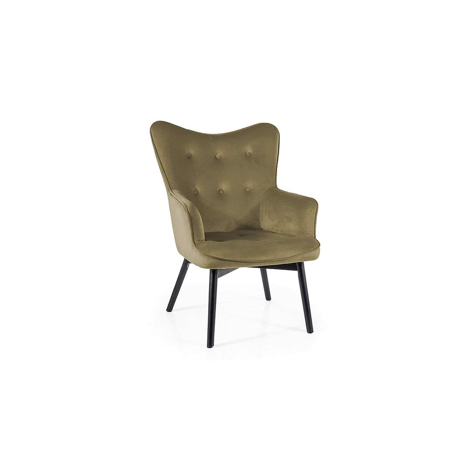 Fotoliu selle 107, 72x75x99 cm, velvet olive